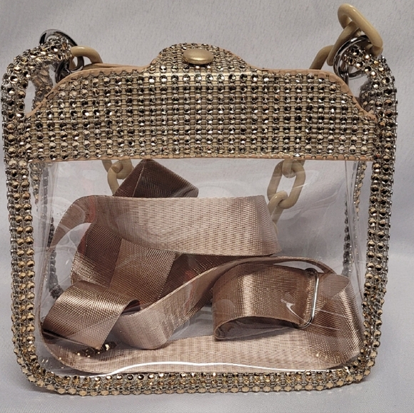 Handbags - Chic Transparent Rhinestone Bag